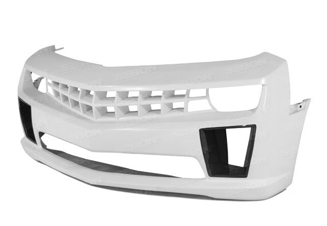 SEIBON CARBON FIBER FIBERGLASS BUMPER WITH CARBON INSERTS BB CHEVROLET CAMARO 2010-2013