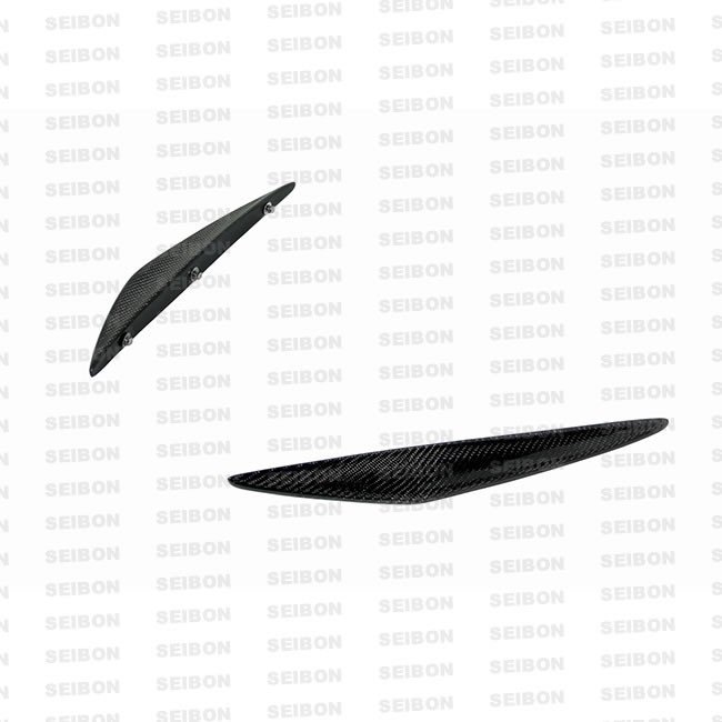 SEIBON CARBON FIBER FRONT BUMPER CANARDS (pair) GT NISSAN 370Z 2009-2012