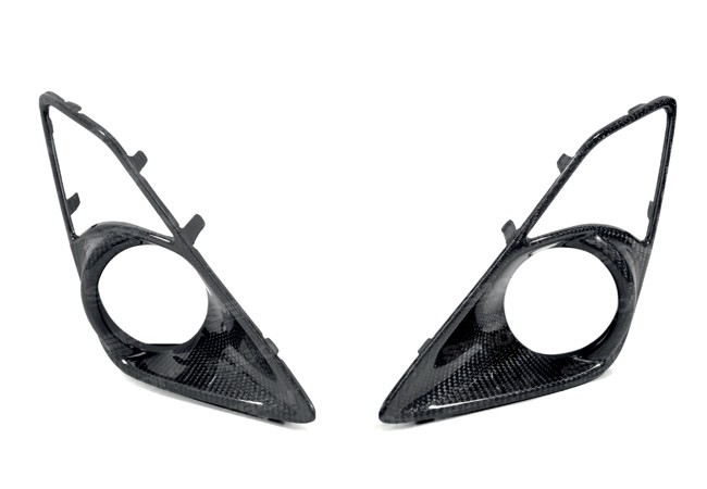 SEIBON CARBON FIBER FOG LIGHT SURROUNDS (pair) SCION FRS 2012-2014