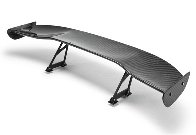SEIBON CARBON FIBER REAR SPOILER CARBON FIBER GT WING, 59-inch UNIVERSAL