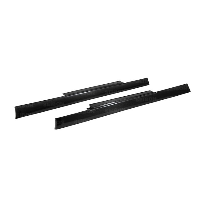 SEIBON CARBON FIBER SIDE SKIRTS (pair) OEM NISSAN GTR R35 2009-2012