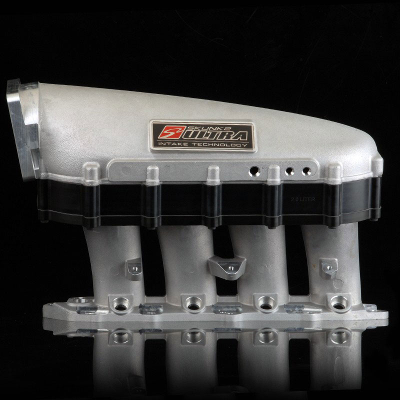 SKUNK2 RACING Intake Manifold HONDA / ACURA ULTRA SERIES 2 LITER SPACER - BLACK GASKET & HARDWARE INCL.
