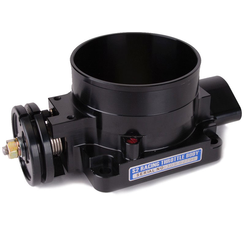 SKUNK2 RACING Pro Series Billet Throttle Body HONDA / ACURA 90mm BILLET THROTTLE BODY - BLACK SERIES FORD 5.0 BOLT PATTERN