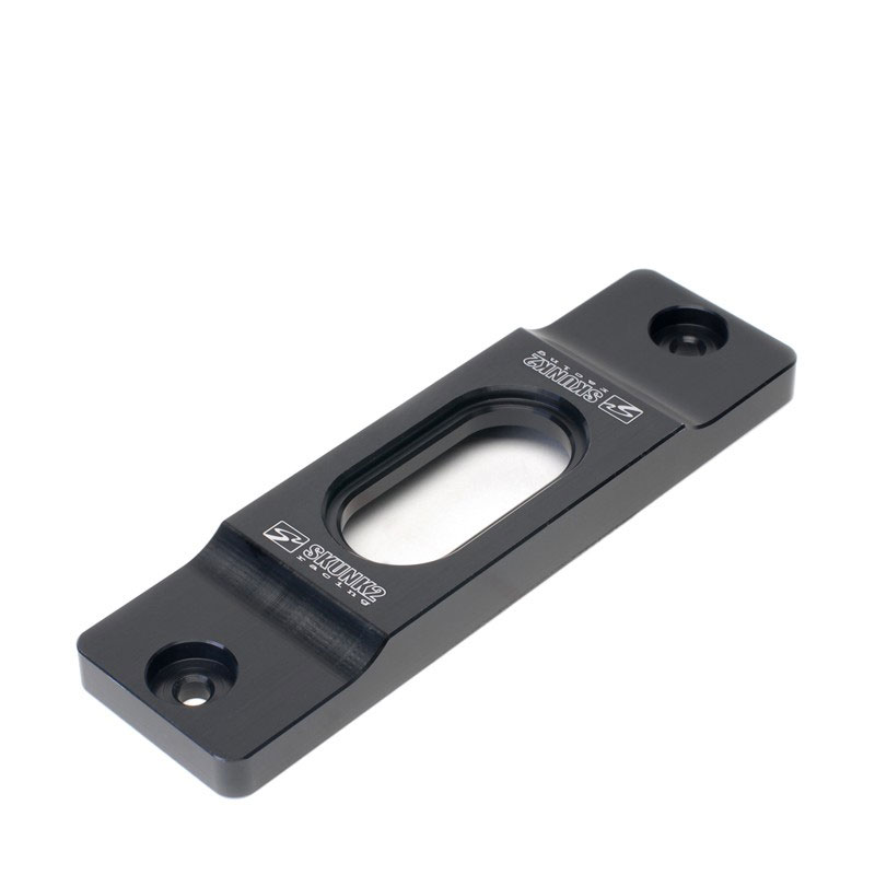 SKUNK2 RACING HONDA / ACURA BILLET BATTERY TIEDOWN BLACK SERIES - 92-00 CIVIC; 94-01 INTEGRA HONDA / ACURA