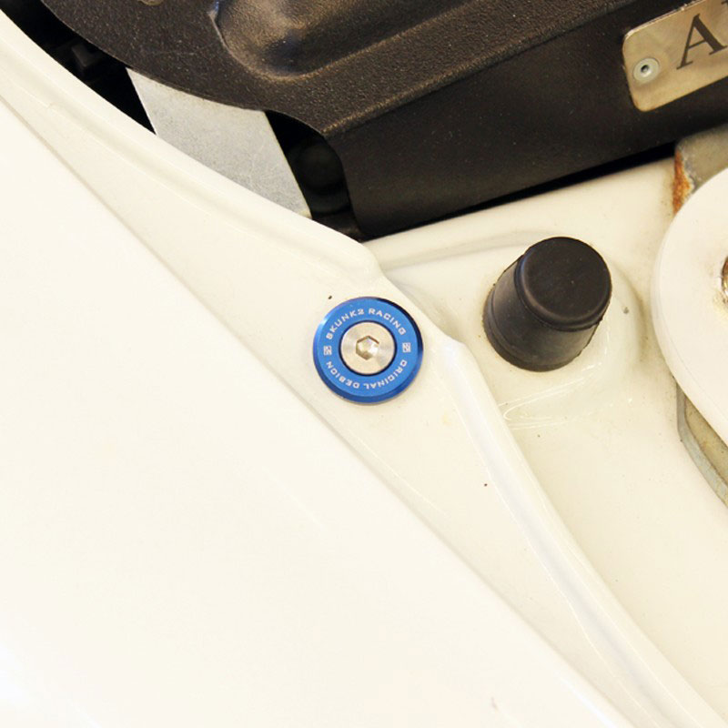 SKUNK2 RACING HONDA / ACURA FENDER WASHER KIT LARGE - BLUE ANODIZED INCLUDES 6 PCS.