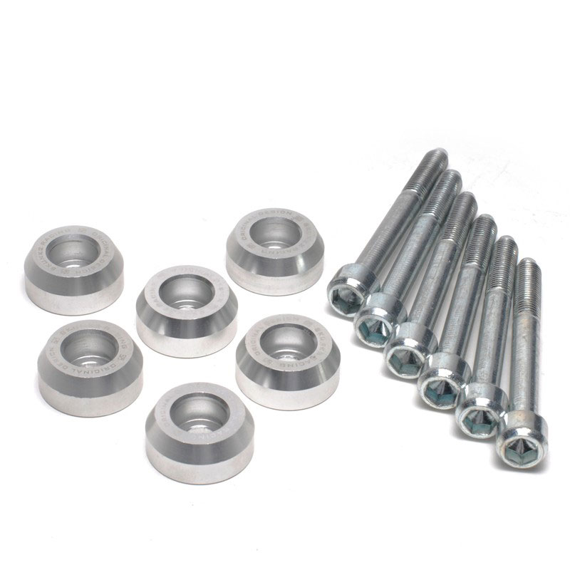 SKUNK2 RACING Rear Lower Control Arm Bolt Kit HONDA / ACURA LOWER CONTROL ARM BOLT KIT, CLEAR ANODIZED 88-00 CIVIC, 90-01 INTEGRA