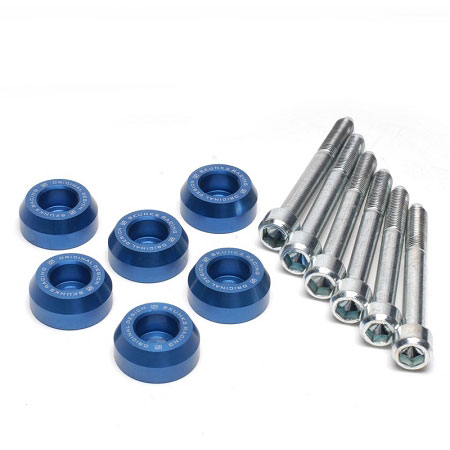 SKUNK2 RACING Rear Lower Control Arm Bolt Kit HONDA / ACURA LOWER CONTROL ARM BOLT KIT, BLUE ANODIZED 88-00 CIVIC, 90-01 INTEGRA