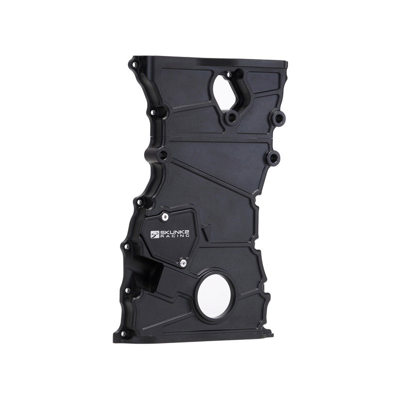 SKUNK2 RACING HONDA / ACURA TIMING CHAIN COVER - K20 ENGINE, BLACK ANODIZED K20 ONLY (FLAT BLACK)