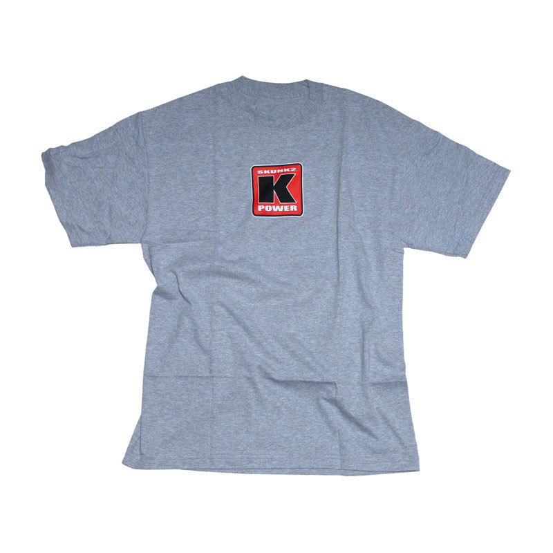 SKUNK2 RACING "K-POWER" TEE (GREY) - L GREY
