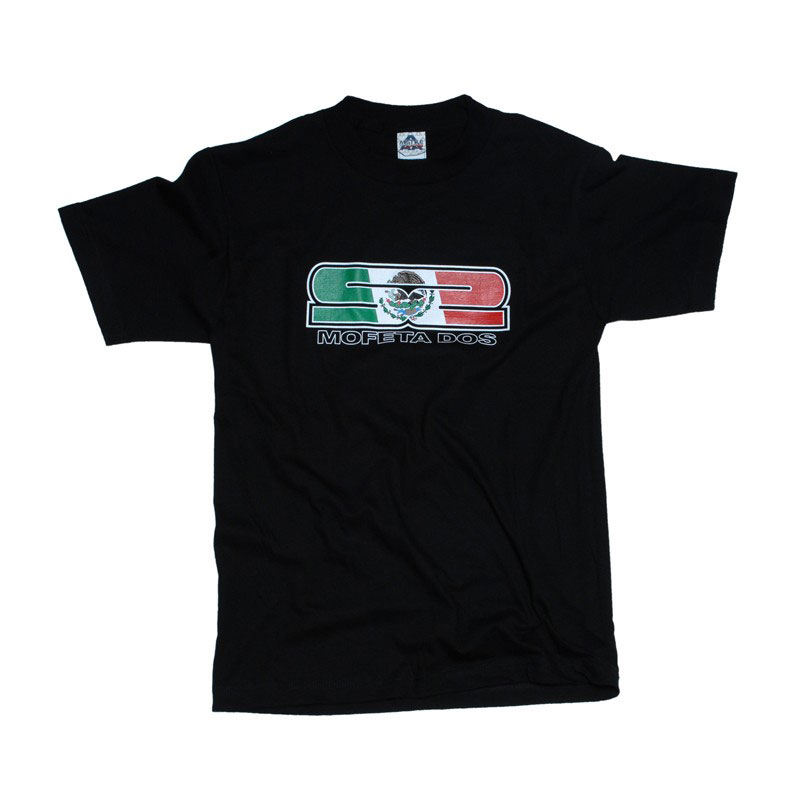 SKUNK2 RACING "MOFETA DOS, MEX FLAG" TEE (BLACK) - XXL BLACK 