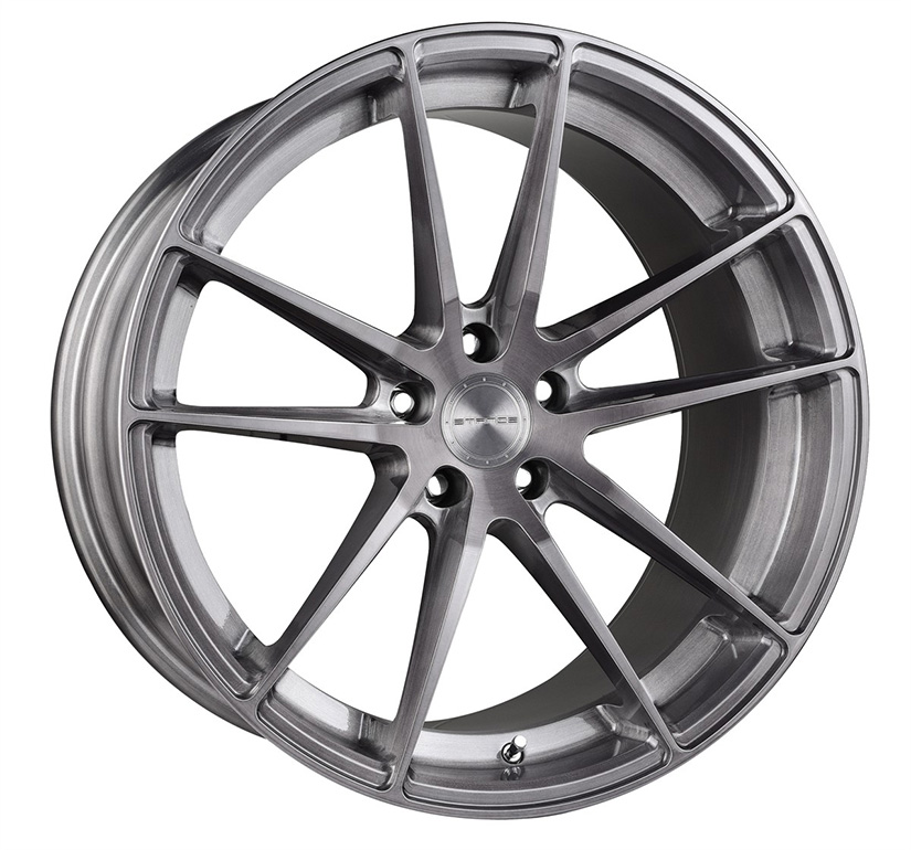 STANCE WHEELS SC-1 20x9 5x112 et30 66.56 BRUSH TITANIUM 