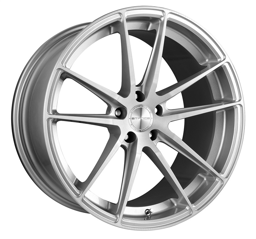 STANCE WHEELS SC-1 19x9.5 5x112 et35 66.56 SILVER BRUSH FACE