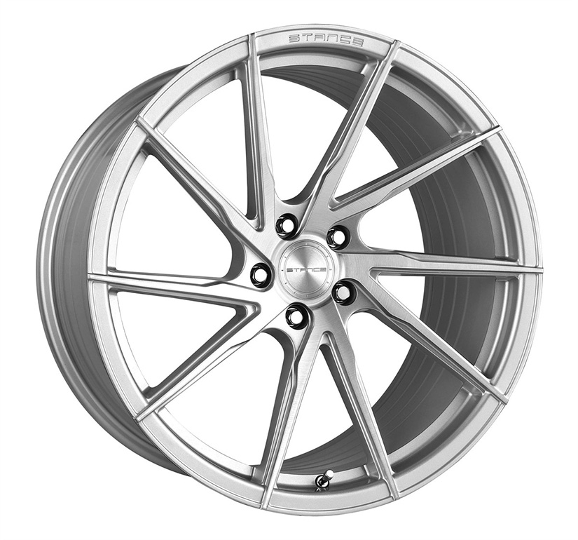 STANCE WHEELS SF-01 20x10.5 5x112 et30 66.56 SILVER BRUSH FACE