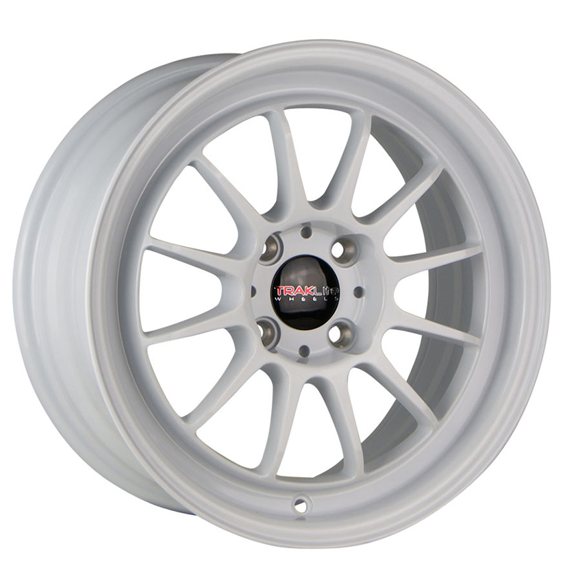 TRAKLITE GEAR 15X7 4X100 ET35 GLOSS WHITE