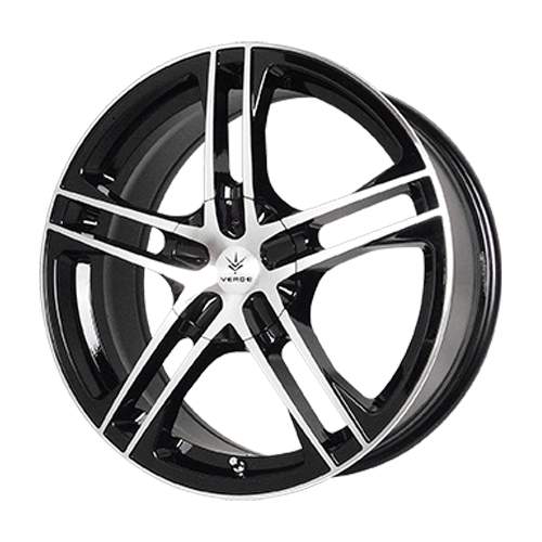 Verde Protocol Wheel Rim 18x7.5 6x120 ET40 74.1 Gloss Black/ Machined