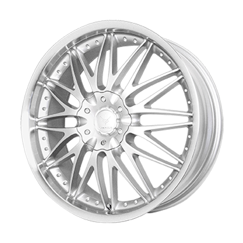 Verde Regency Wheel Rim 17x7.5 4x100 ET40 72.62 Gloss Silver/ Machined Lip