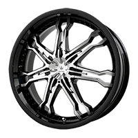Verde Calibre Wheel Rim 18x7.5 0 ET42 72.62 Gloss Black/ Machined