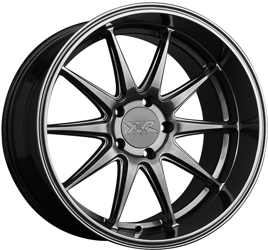XXR 527D Wheel Rim 18x9 5x100 ET35 73.1mm Chromium Black