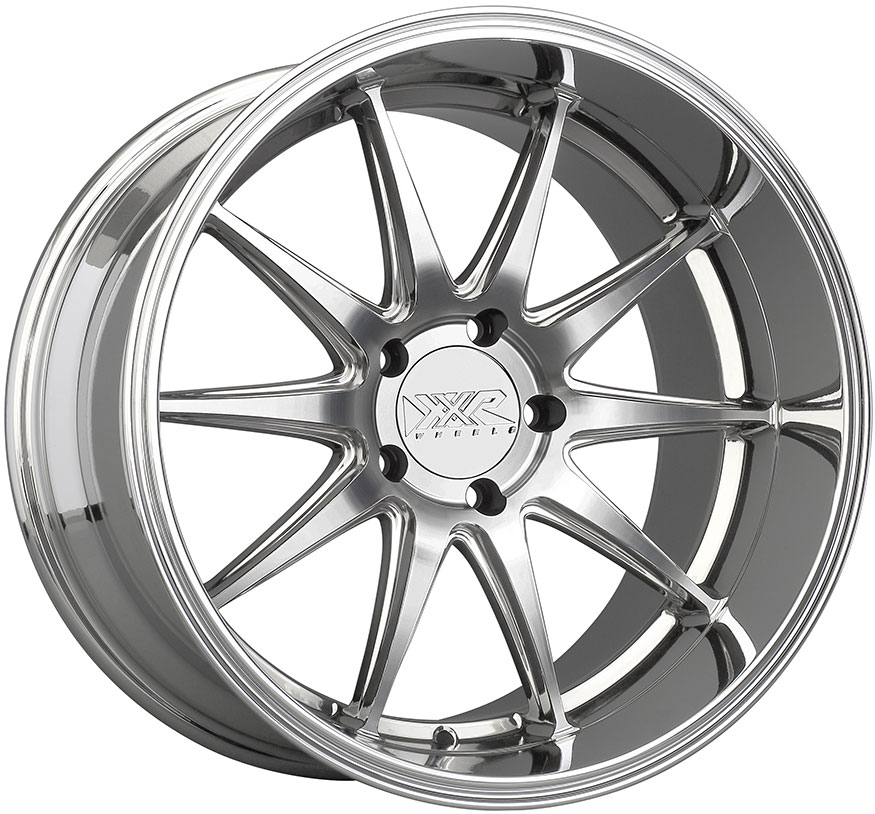 XXR 527D Wheel Rim 18x10.5 5x114.3 ET20 73.1mm Machined / Platinum