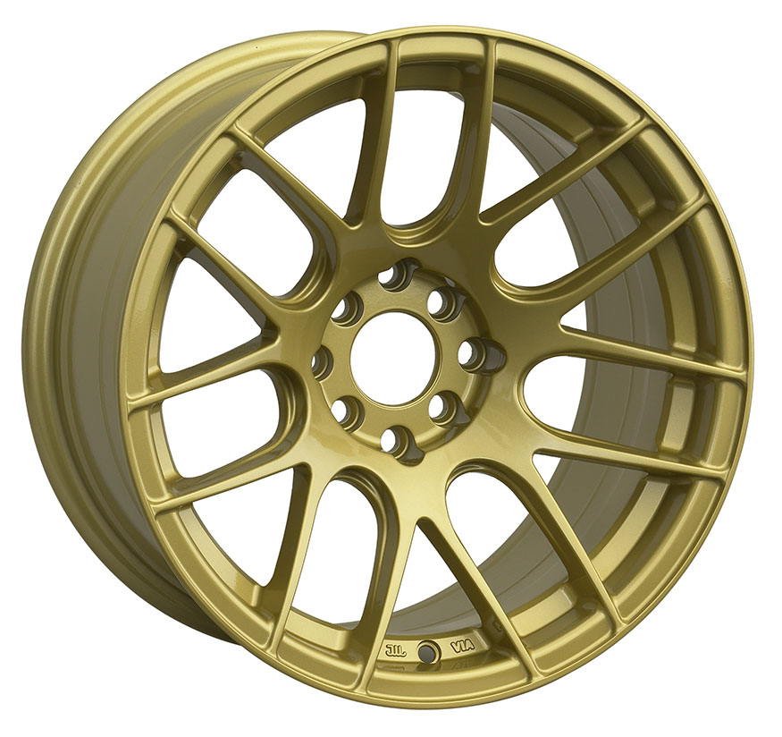 XXR 530 Wheel Rim 15x8.25 4x100/4x114.3 ET0 73.1mm Gold