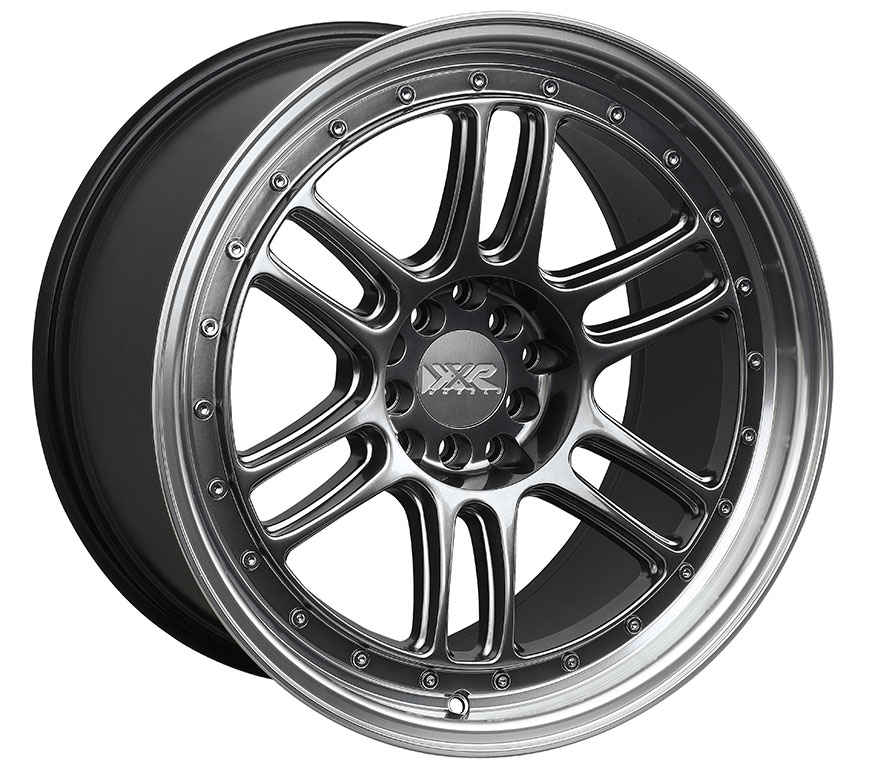 XXR 552 Wheel Rim 18x8.5 5x100/5x114.3 ET36 73.1mm Chromium Black / ML