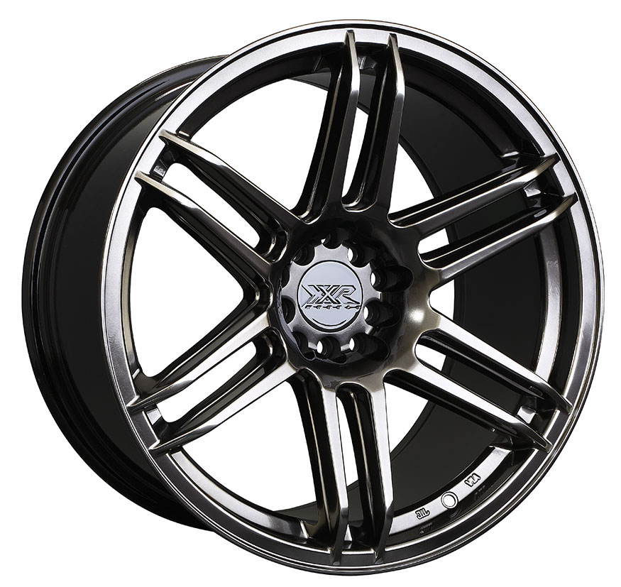 XXR 558 Wheel Rim 18x9.75 5x100/5x114.3 ET19 73.1mm Chromium Black
