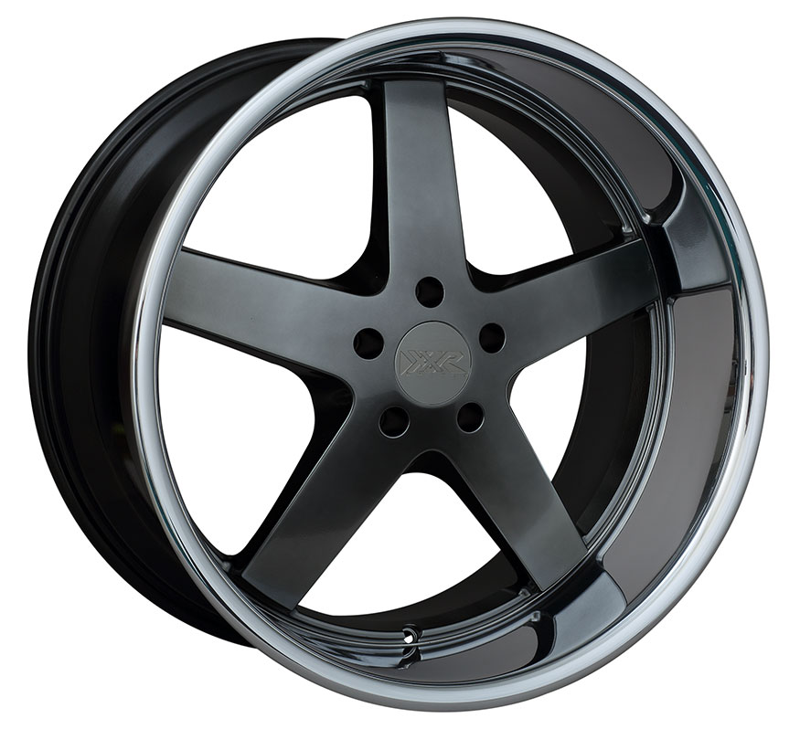 XXR 968 Wheel Rim 20x9 5x114.3 ET15 73.1mm Chromium Black / SSC